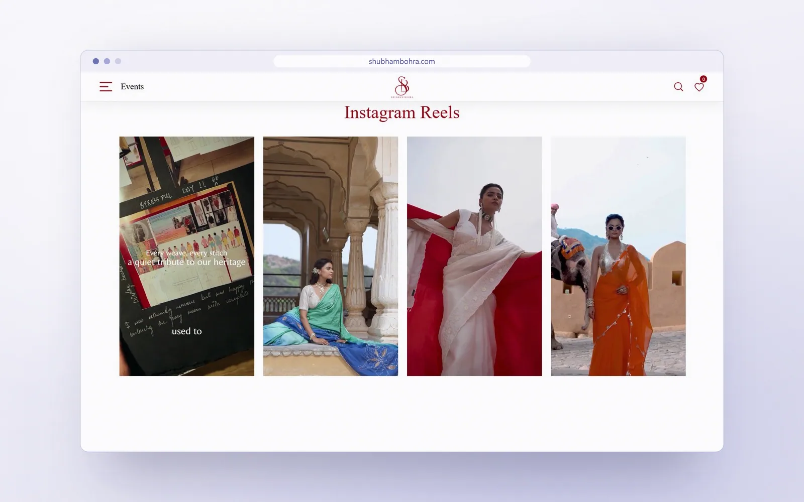 Label Shubham Bohra Instagram reels section
